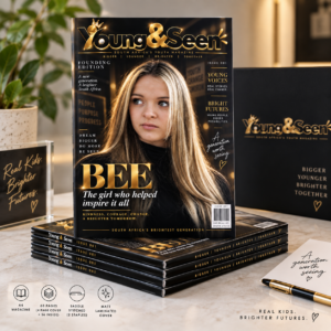 Young & Seen Edition 001 Founding Edition magazine product mockup